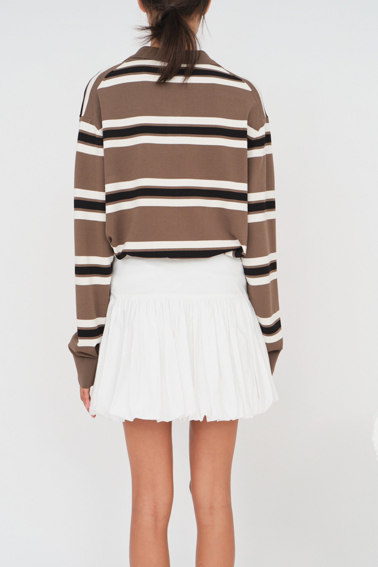 T-shirt Madison Polo Ivory Brown