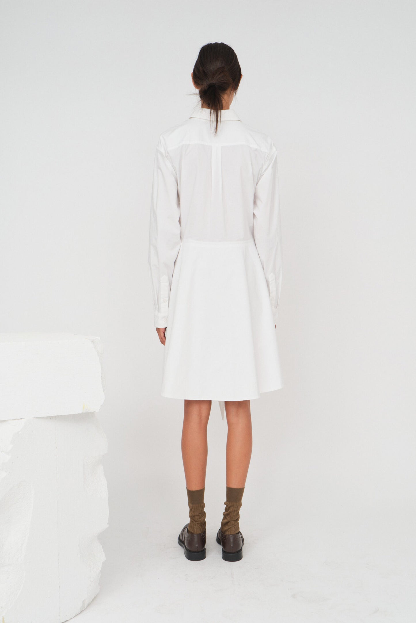 Dress Cyprus Pocket White