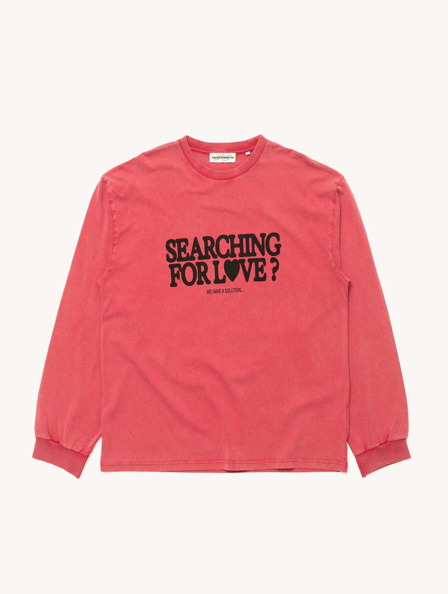 T-shirt Longsleeve Cupid’s Calling Off-Red