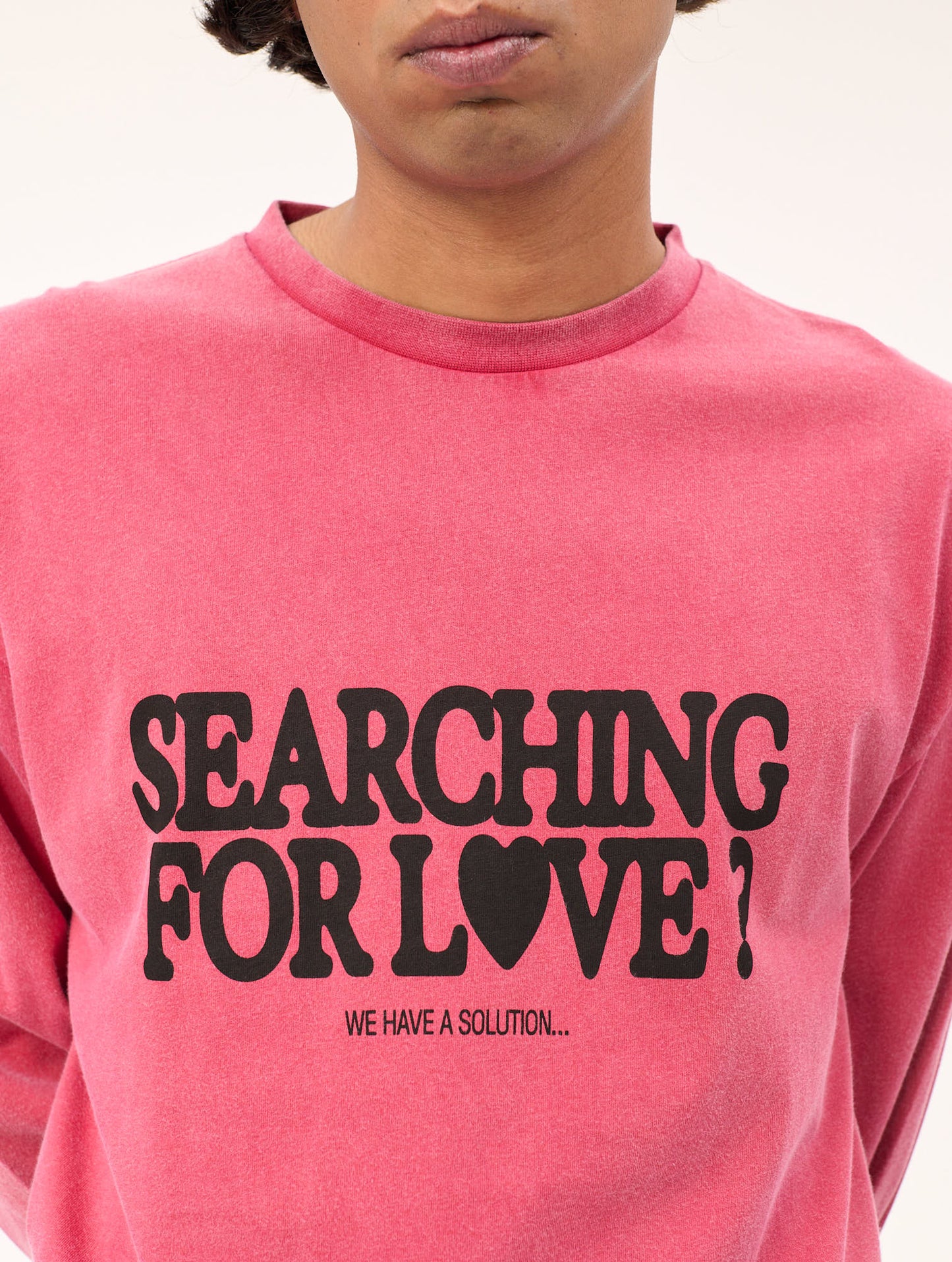 T-shirt Longsleeve Cupid’s Calling Off-Red