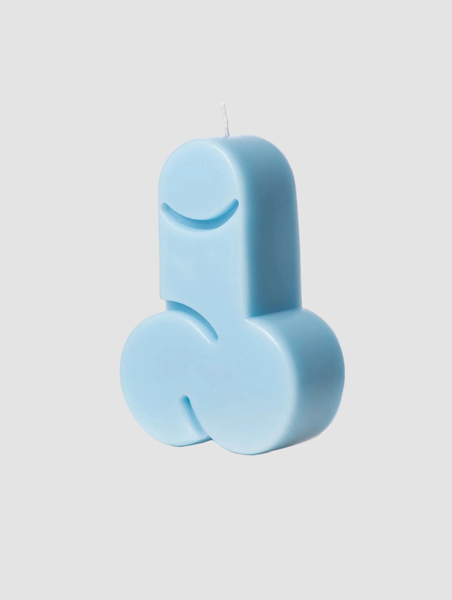 Candle Burn Baby Blue