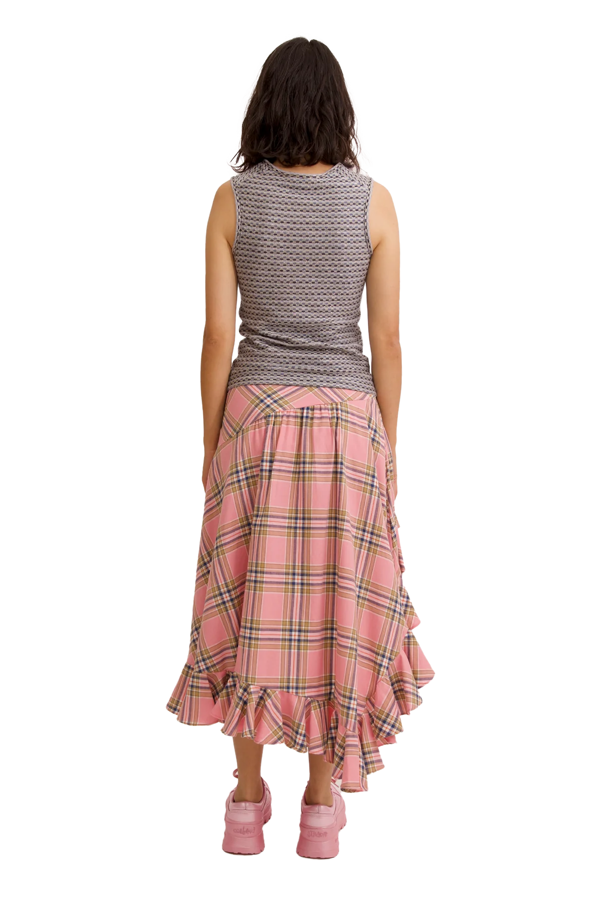 Tank Top Arc Metallic Grey