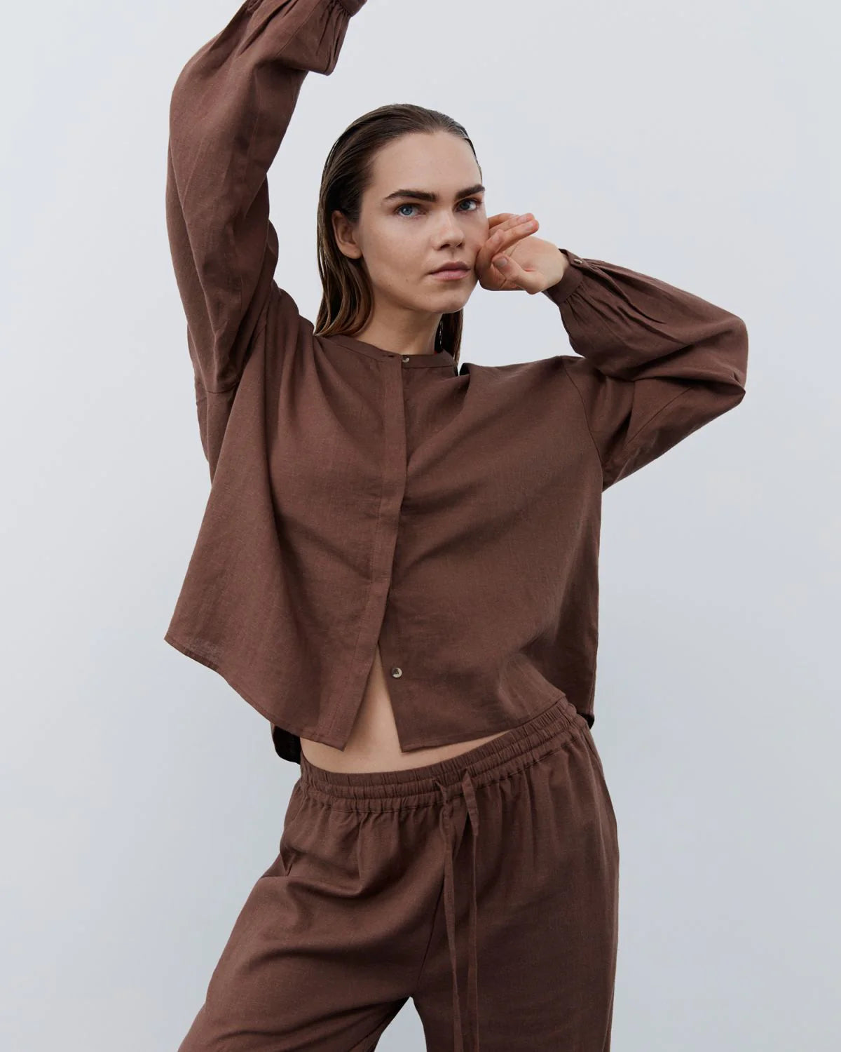 Shirt Chocolate Brown