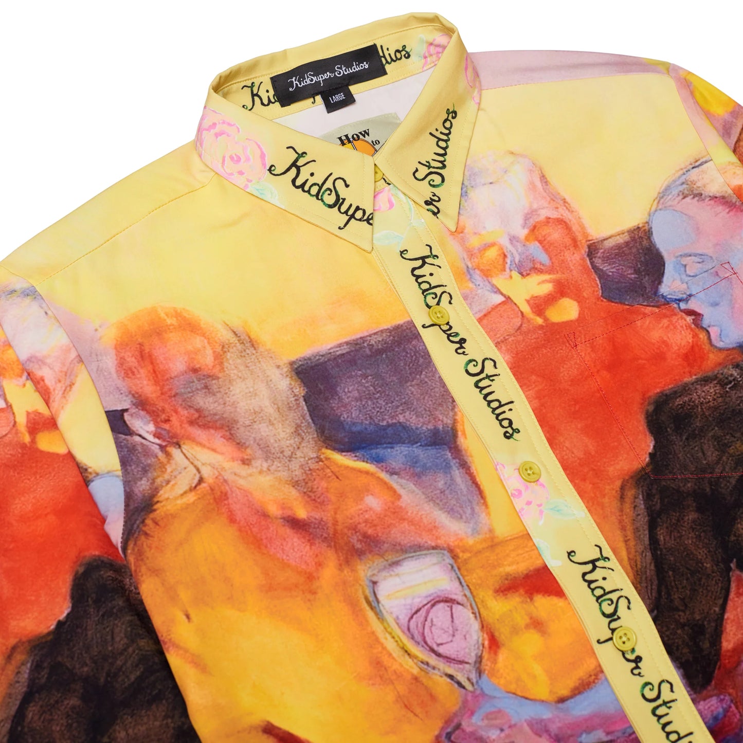 Shirt Satin Yellow