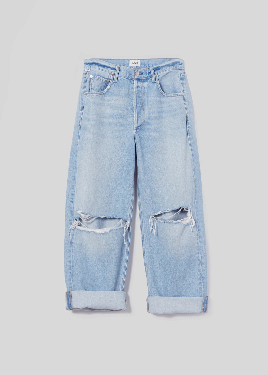 Jeans Ayla Baggy Cuffed Crop Pagoda