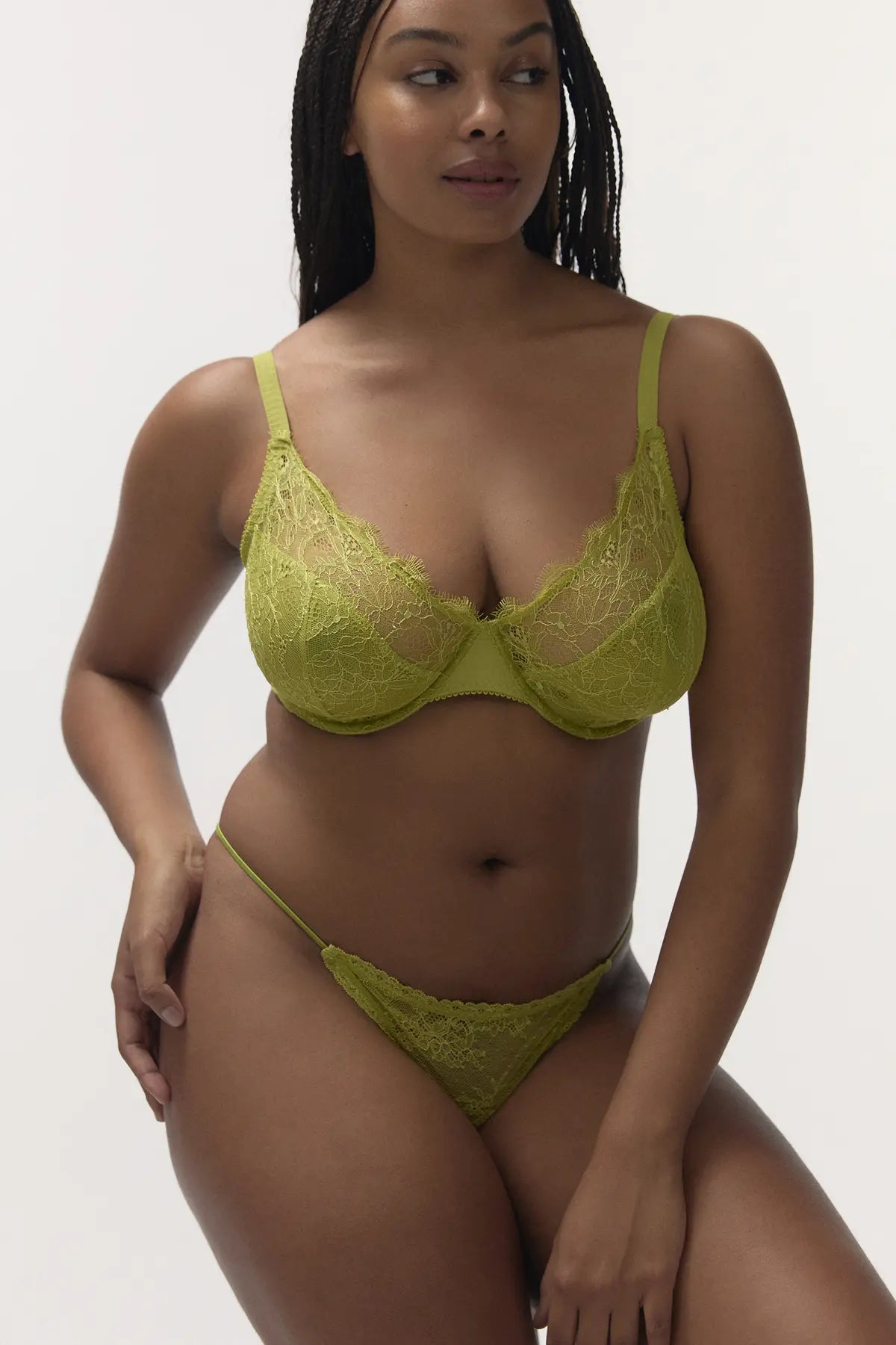 Thong Roomie Moss Green