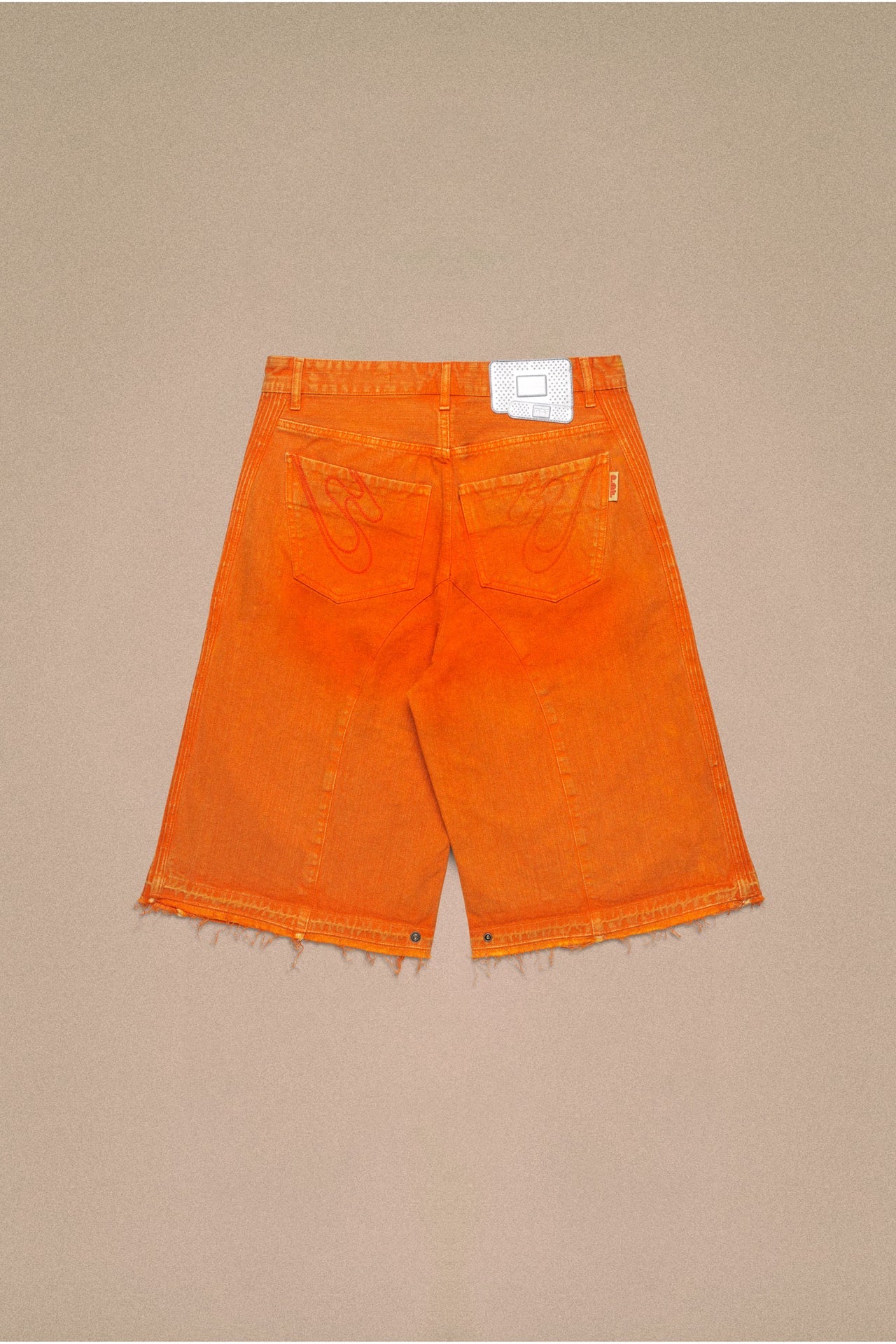Shorts Lowride Biker Orange