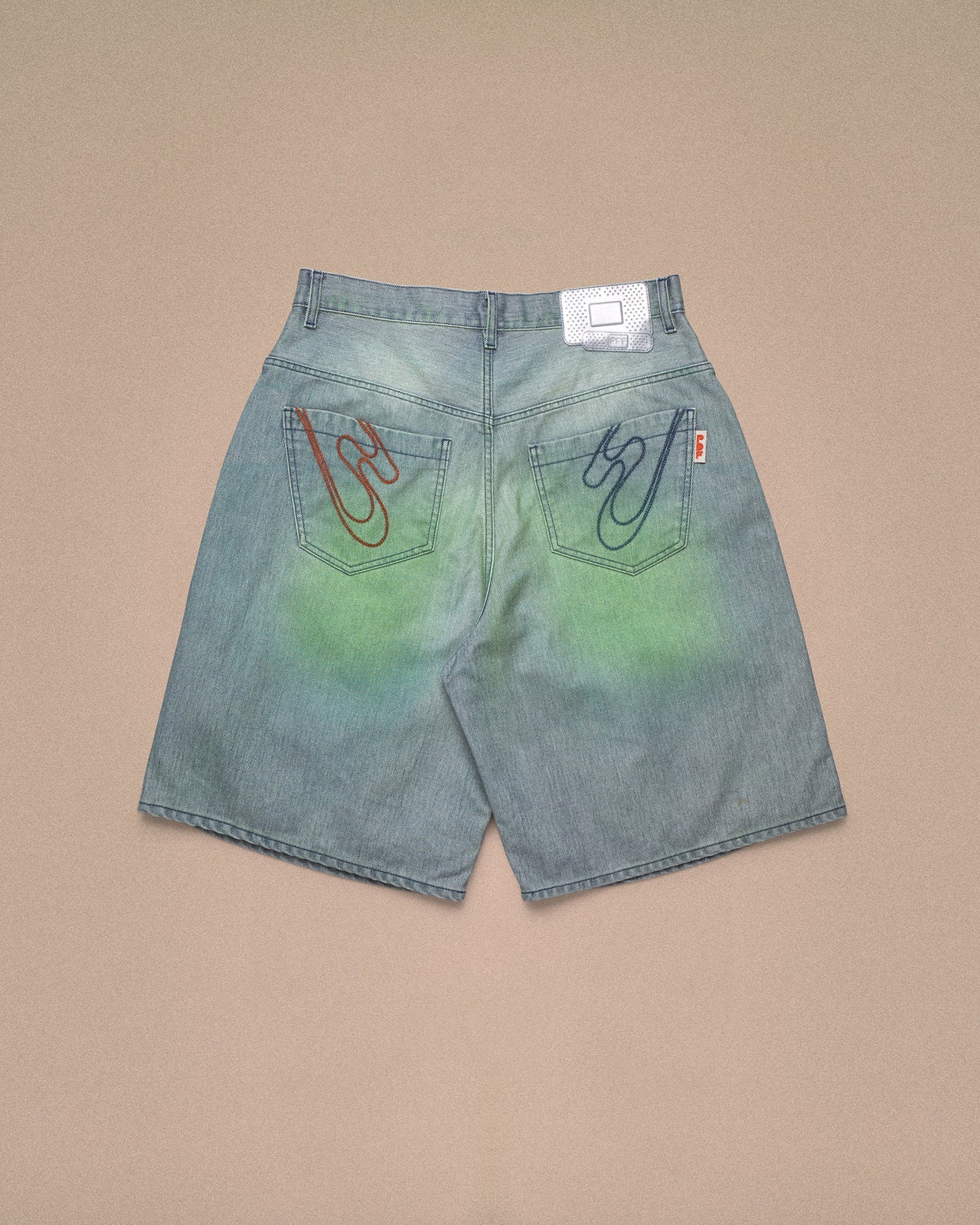 Shorts Knee Blue Green
