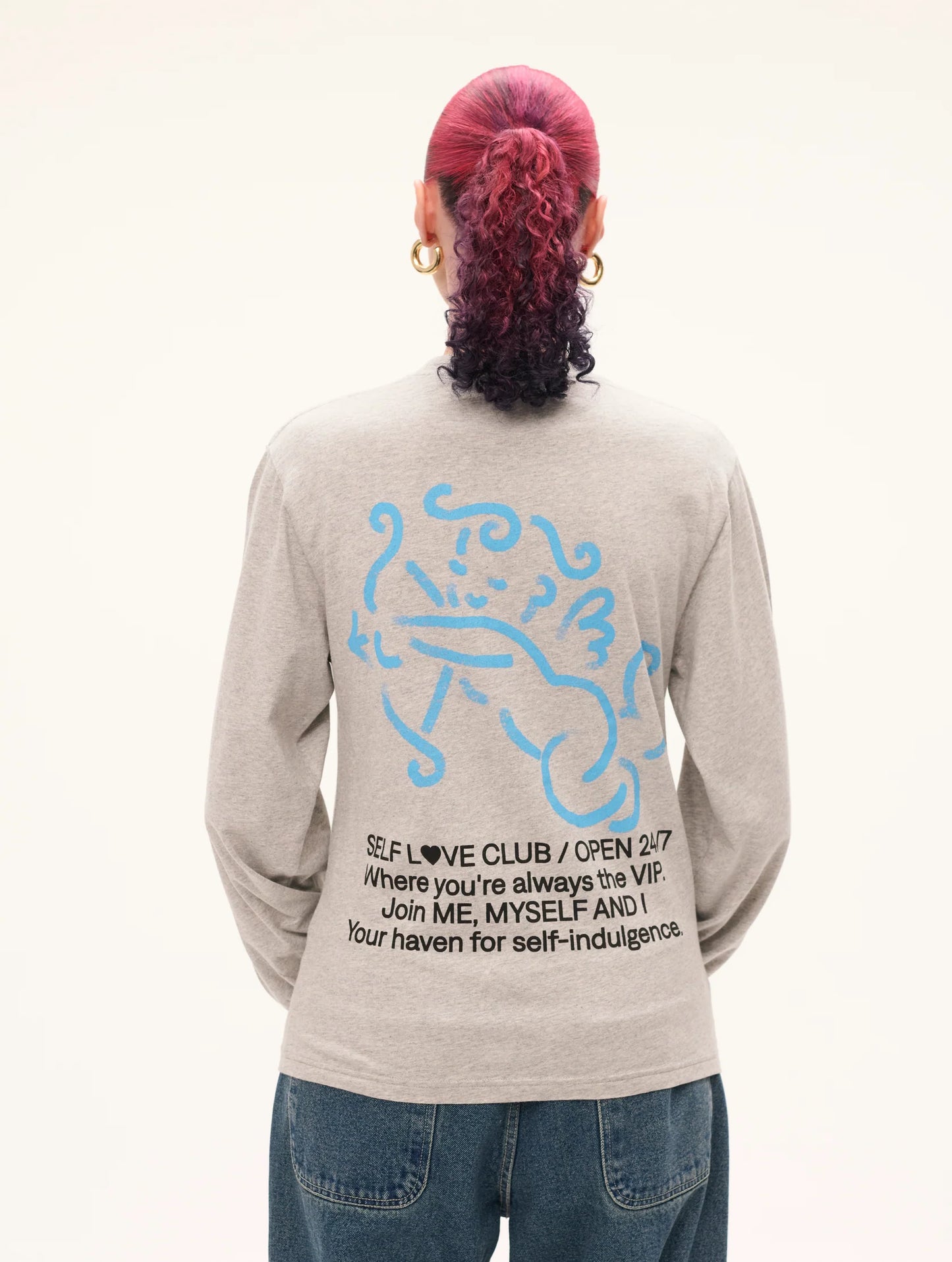 T-shirt Narcissus’s Delight Longsleeve Grey