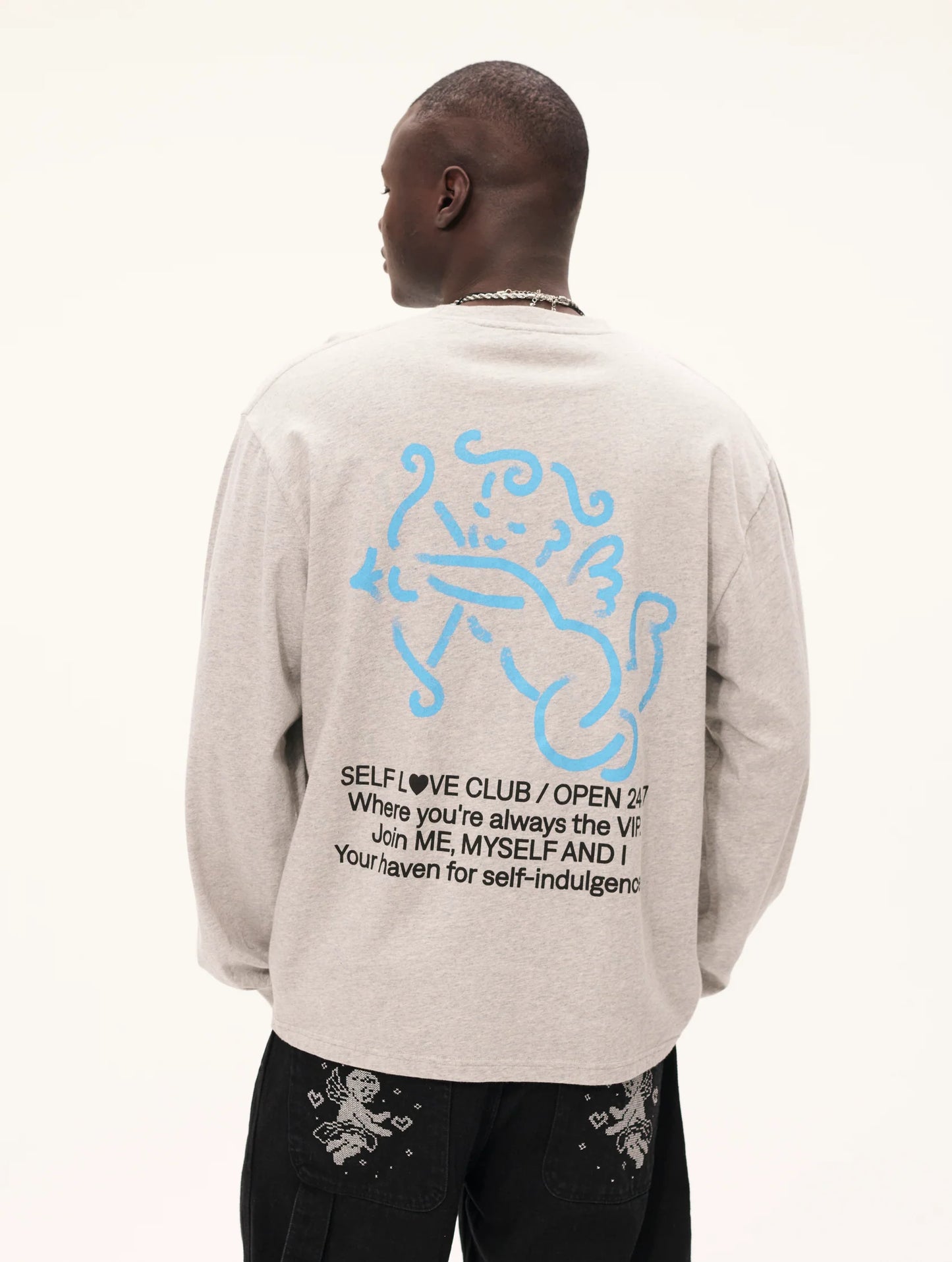 T-shirt Narcissus’s Delight Longsleeve Grey