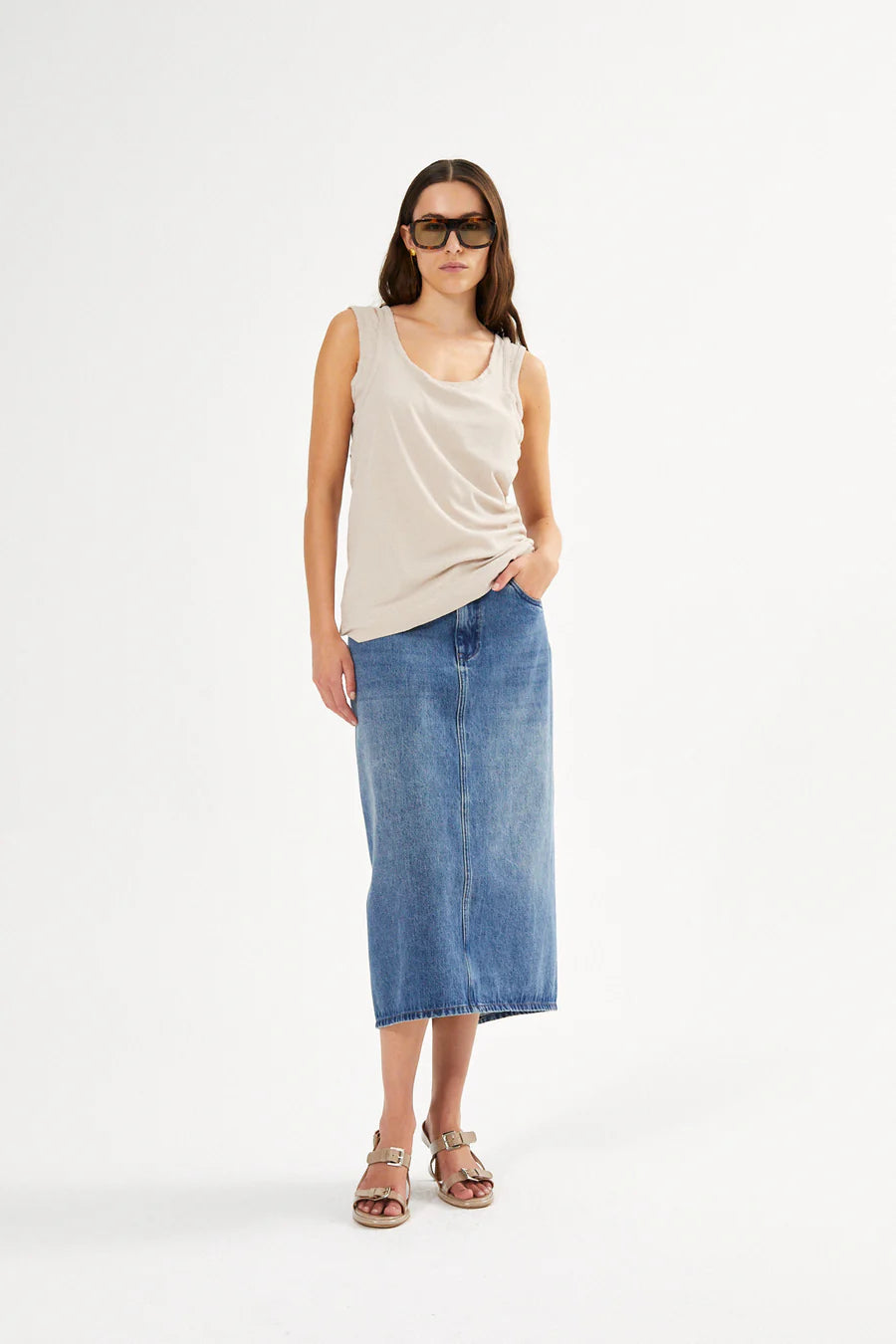 Tank Top Darling Chalk