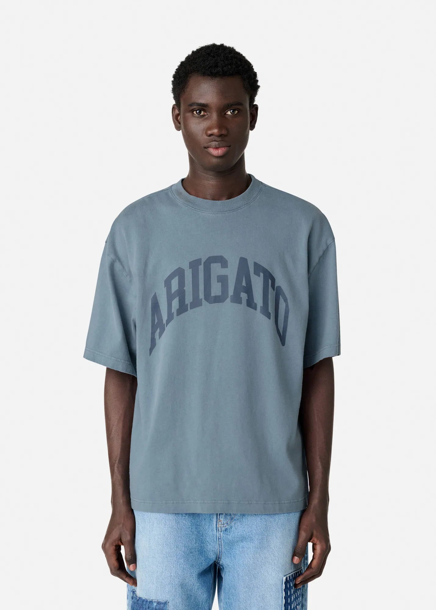 Tričko Link Washed Denim Blue