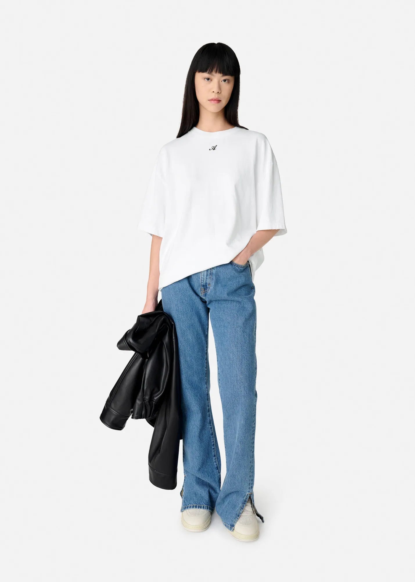 T-shirt Cosmo Washed White