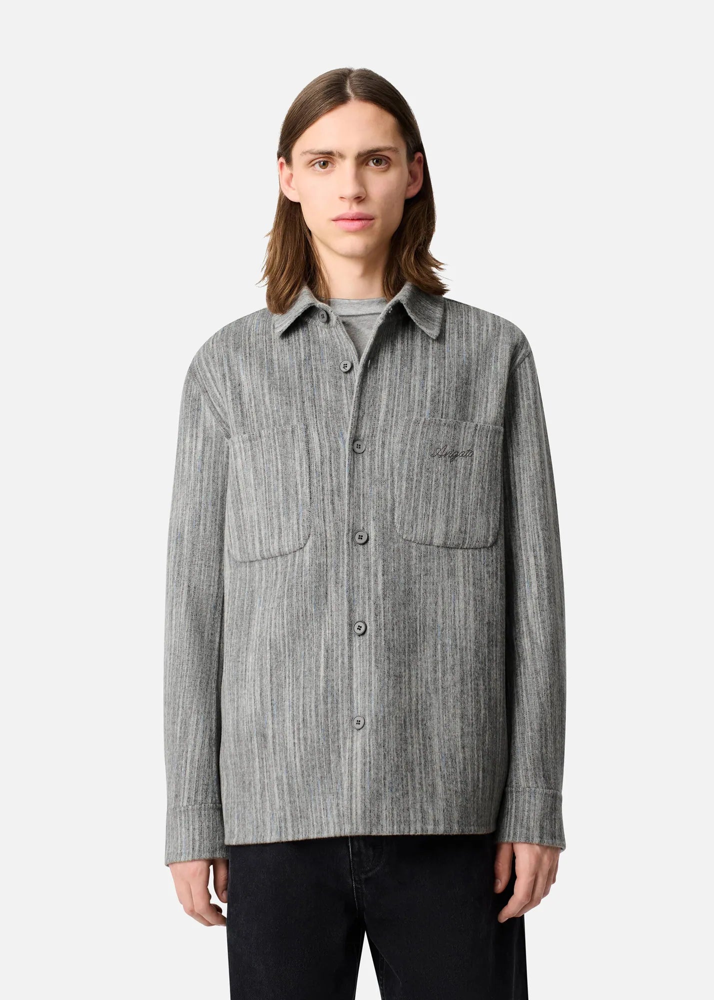 Blazer Aidan Striped Grey