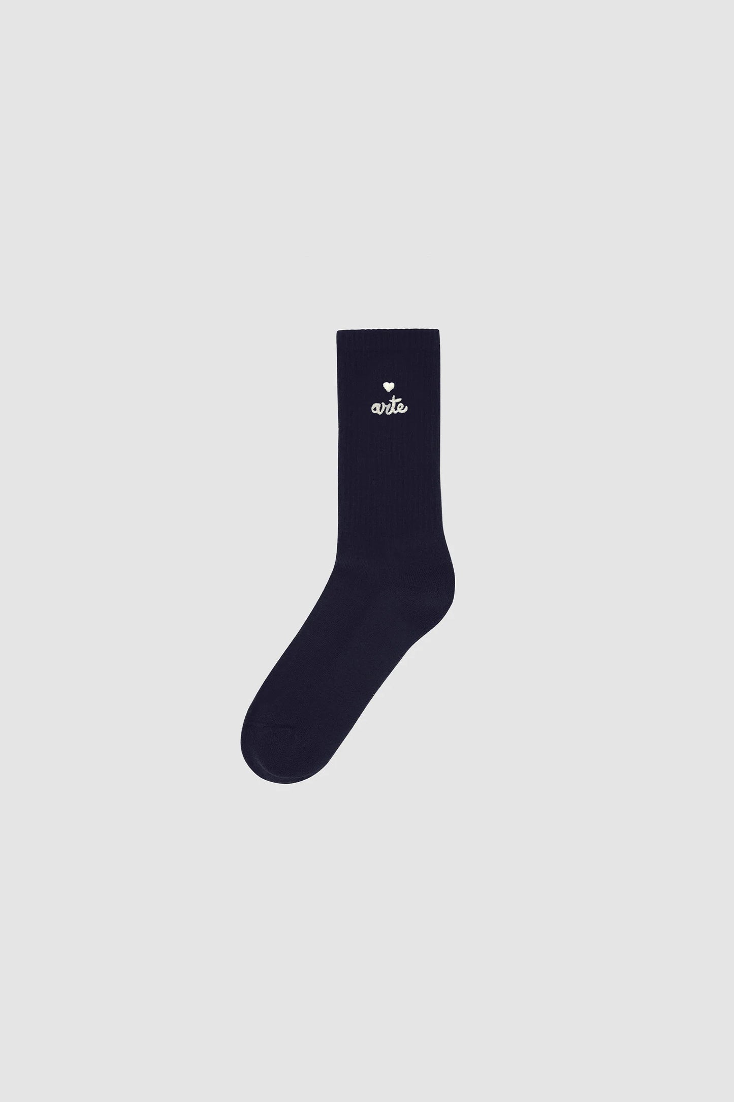 Socks Heart Logo Navy