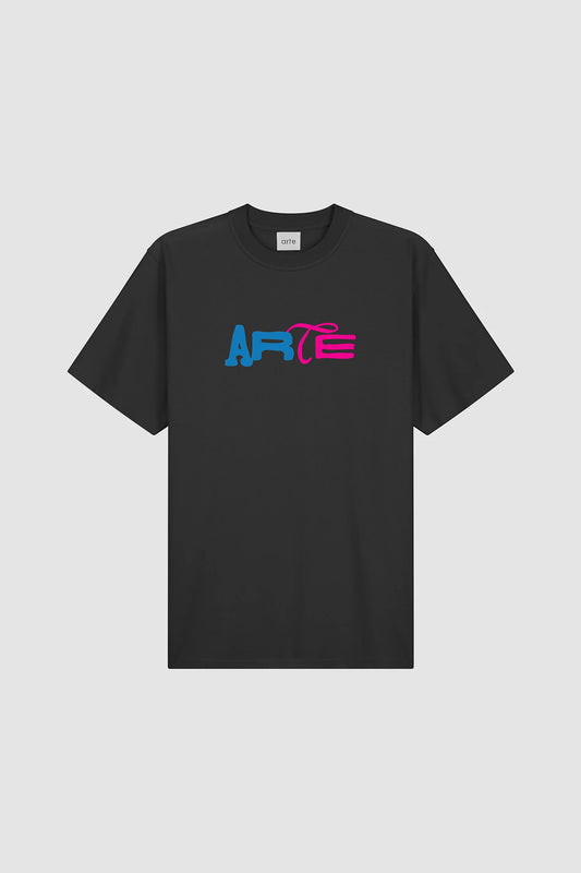 T-shirt Duo Print Logo Black