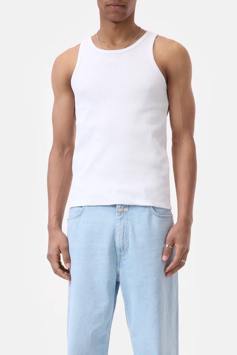 Tank Top Logo White