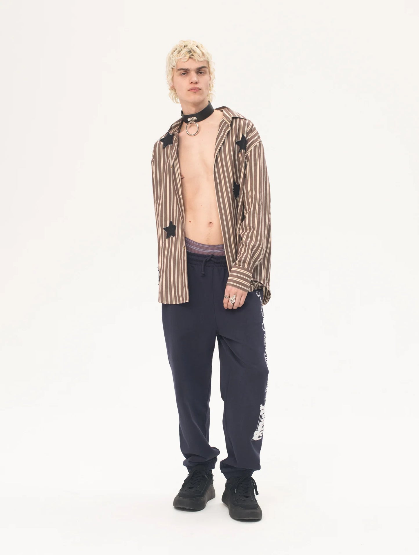 Shirt Galactic Grip Stripes Brown