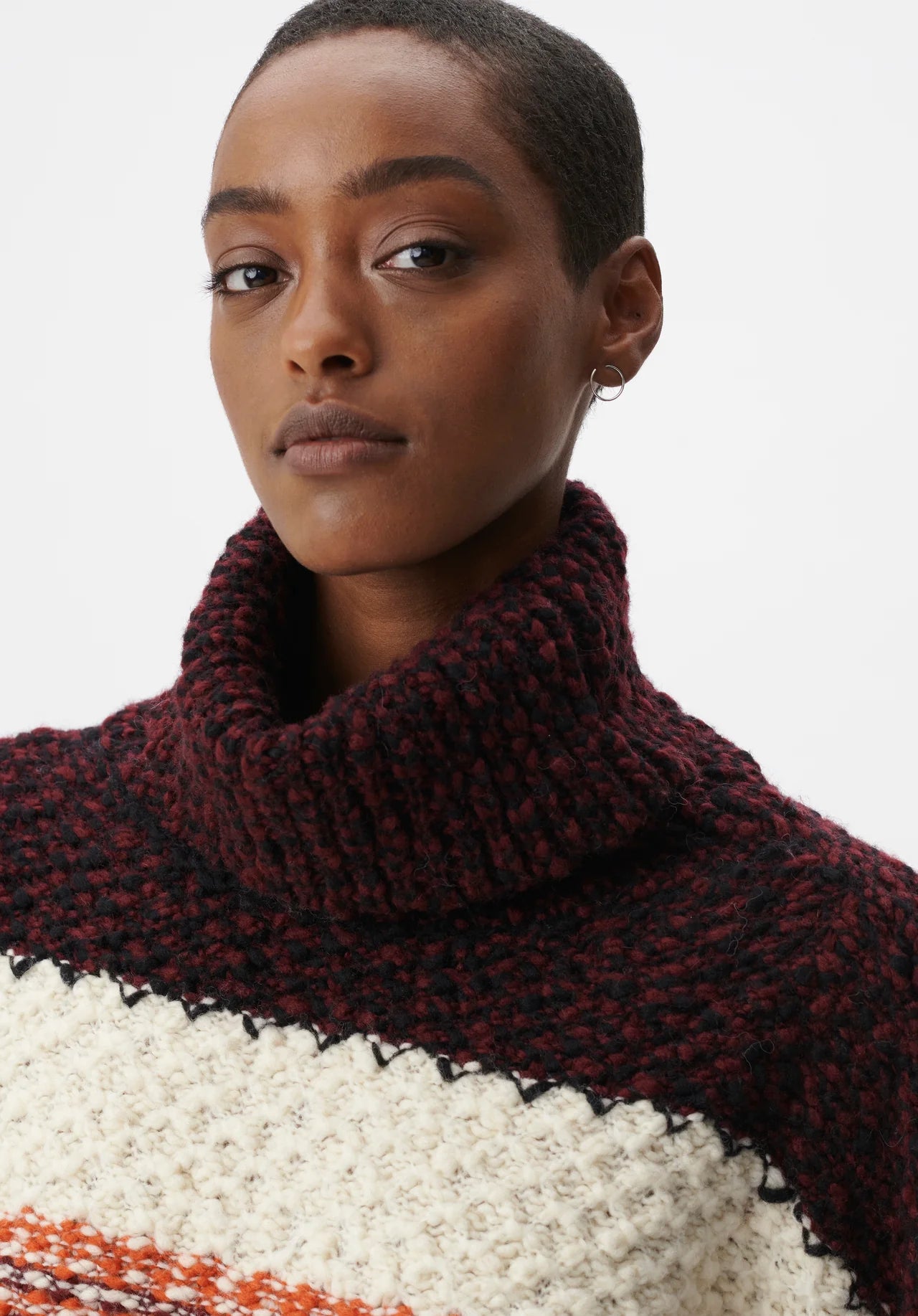 Sweater Kalea Stripy Paprika Fudge