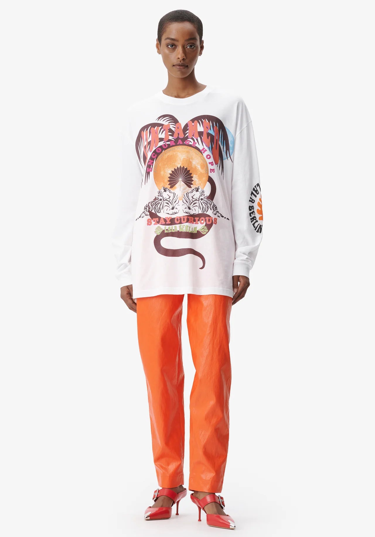 Longsleeve Igor White & Red