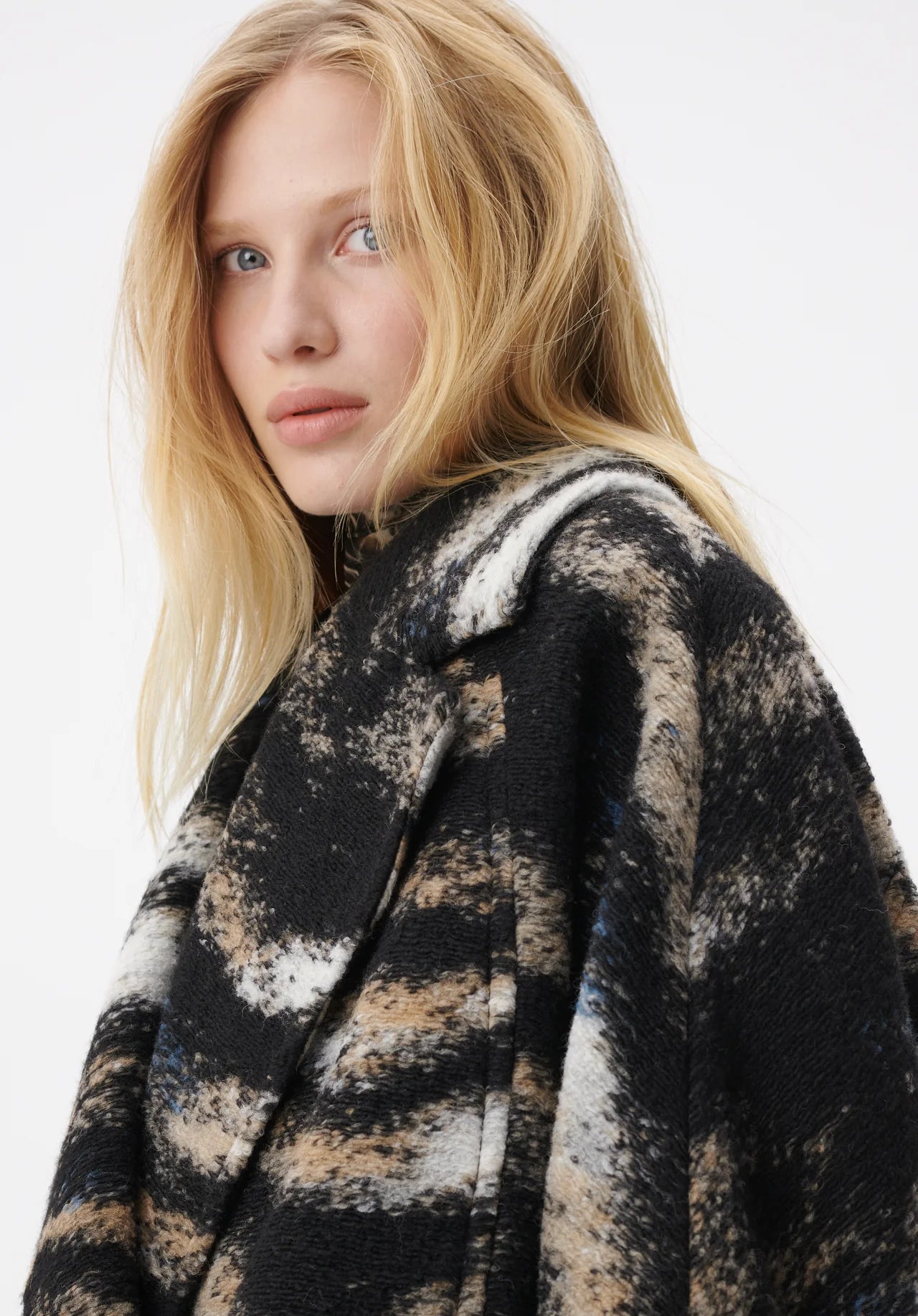 Coat Olly Zebra Black