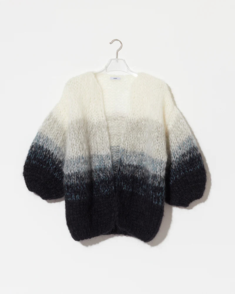 Mohair Big Cardigan Ombre