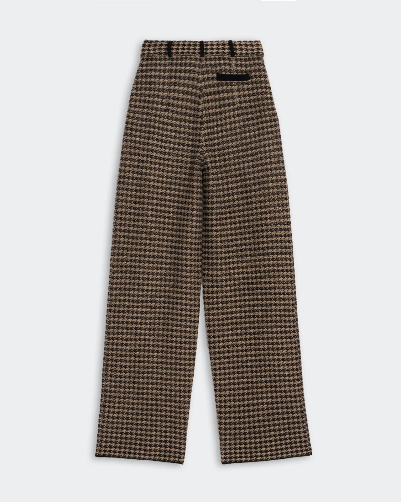 Pants Houndstooth Tailored Black & Dune