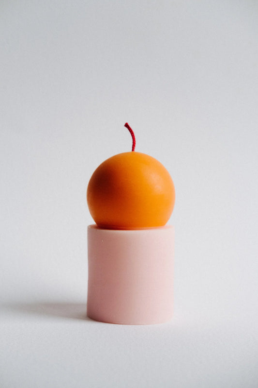 Candle Lulu Orange Pink