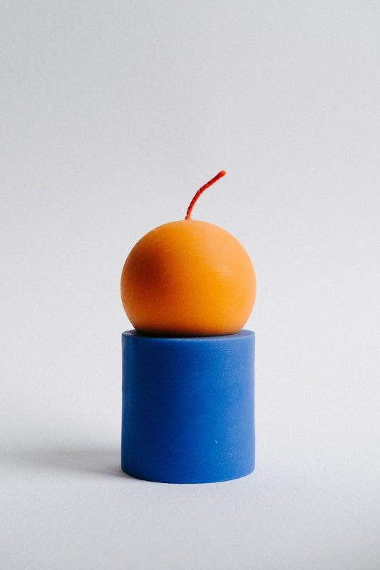 Candle Lulu Orange Blue