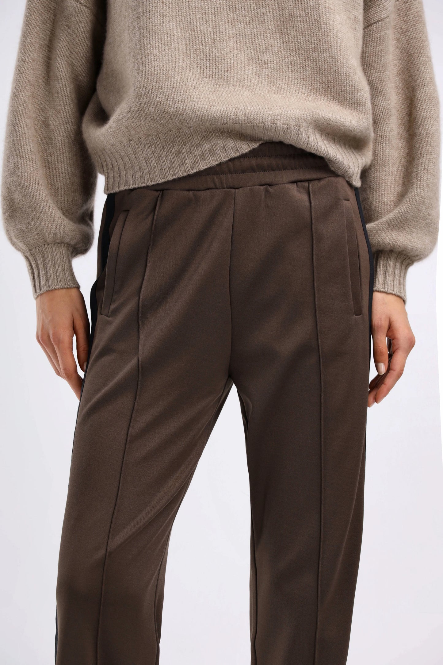 Pants Flores Brown