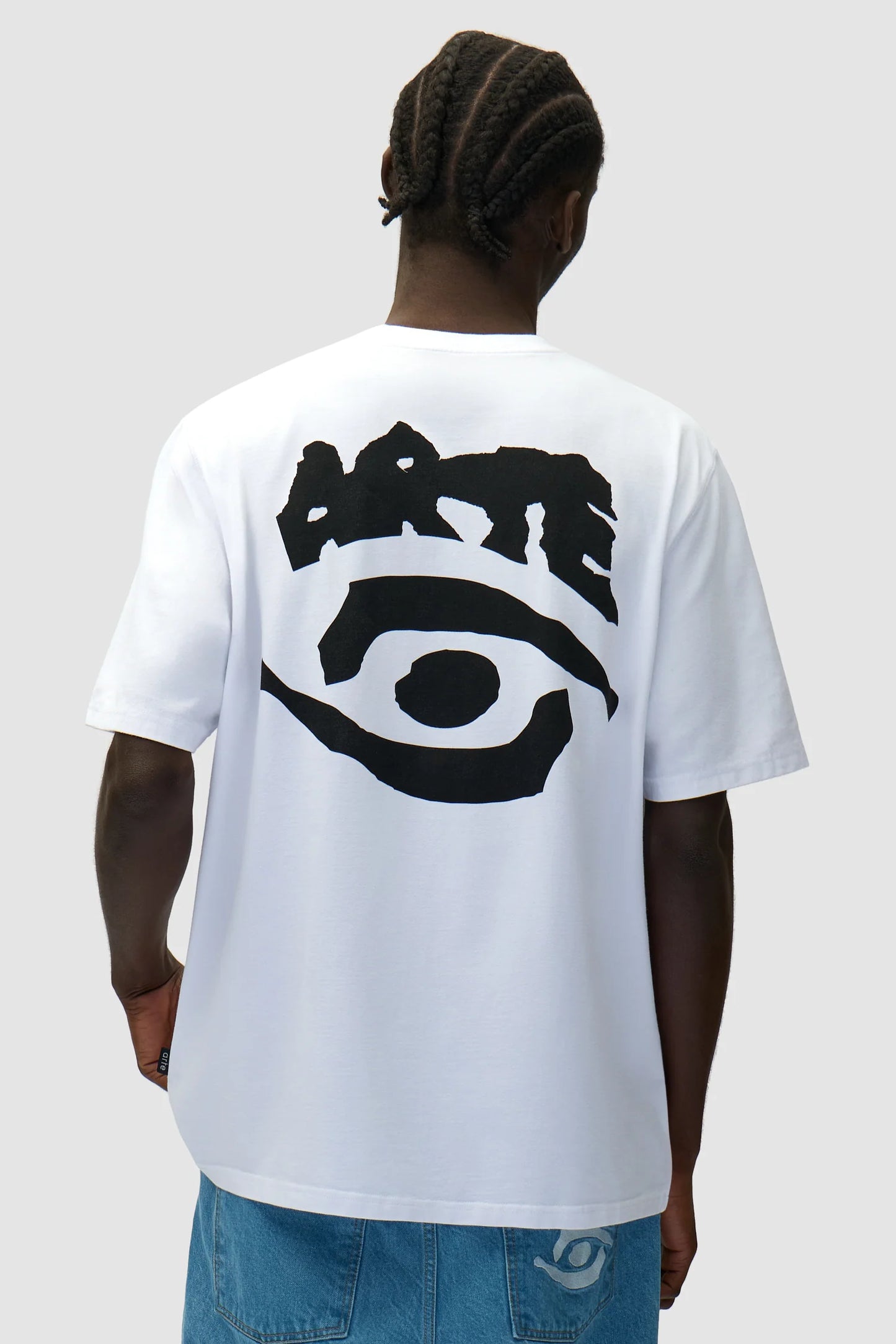 T-shirt Eye Print White