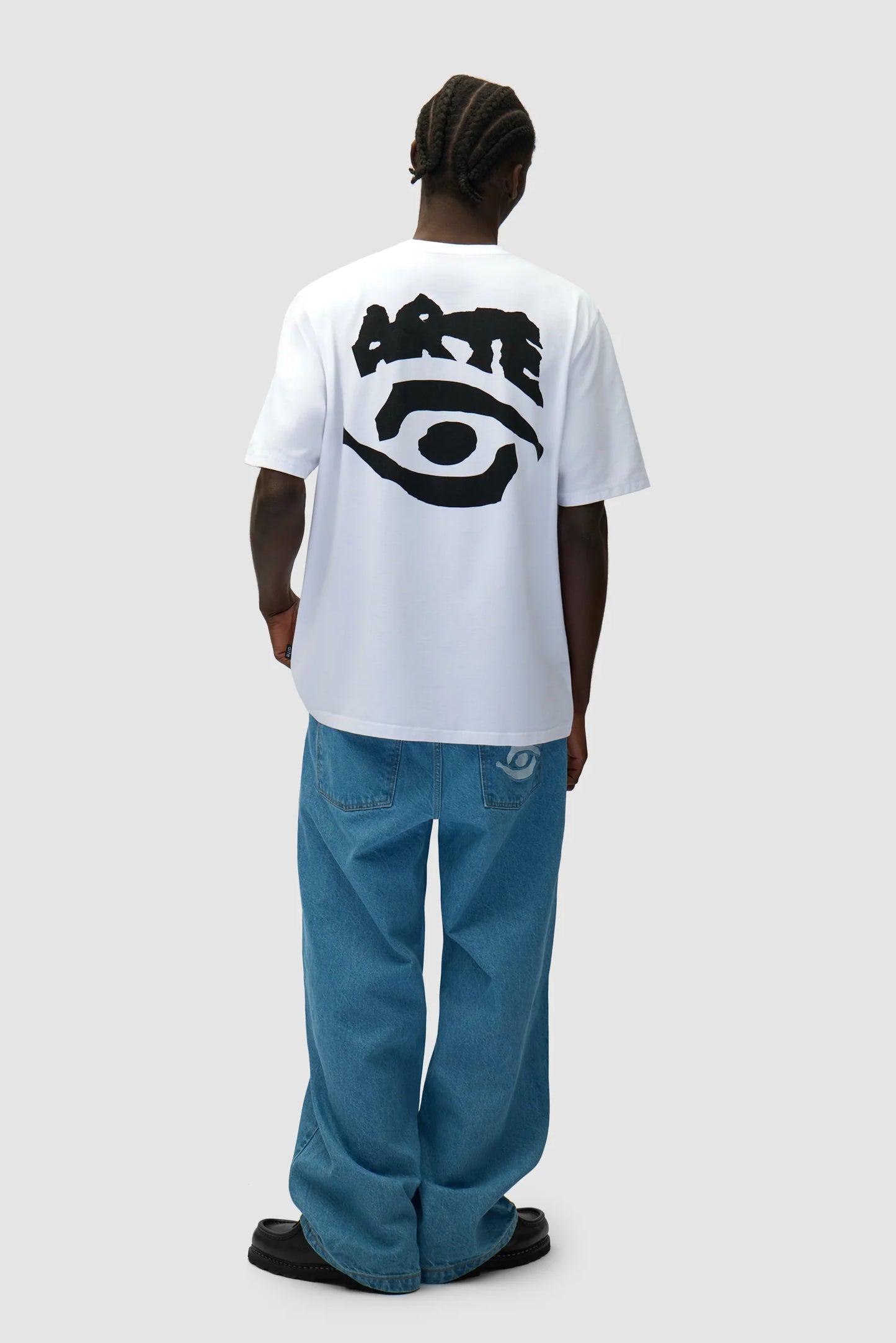 T-shirt Eye Print White