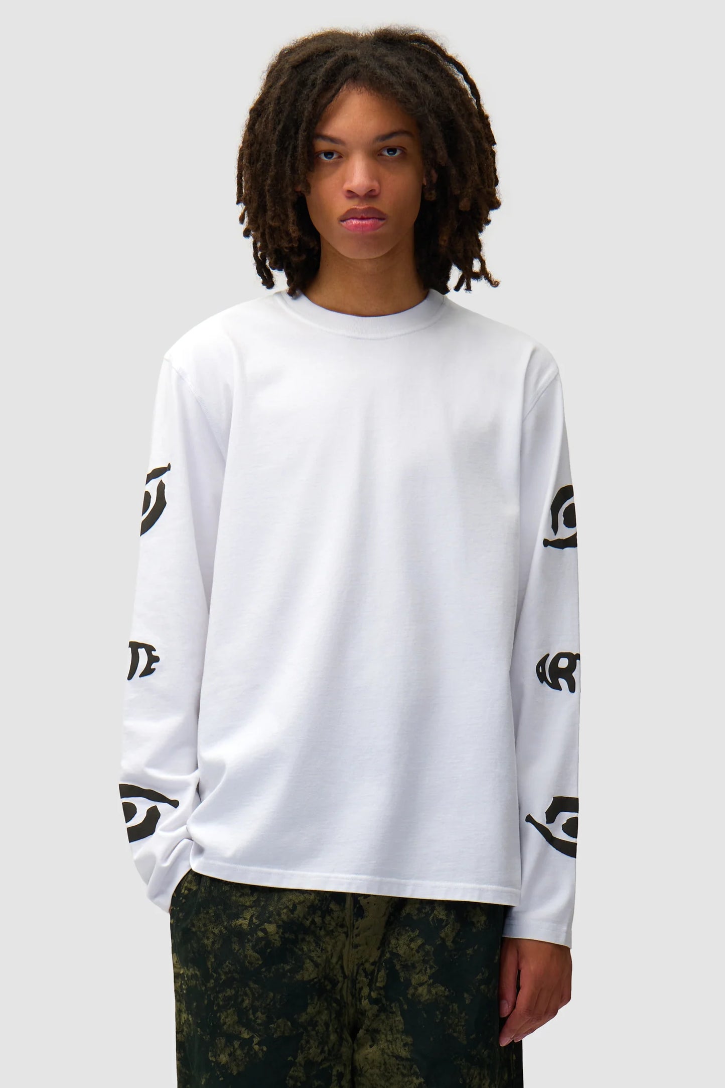 T-shirt Eye Longsleeve White