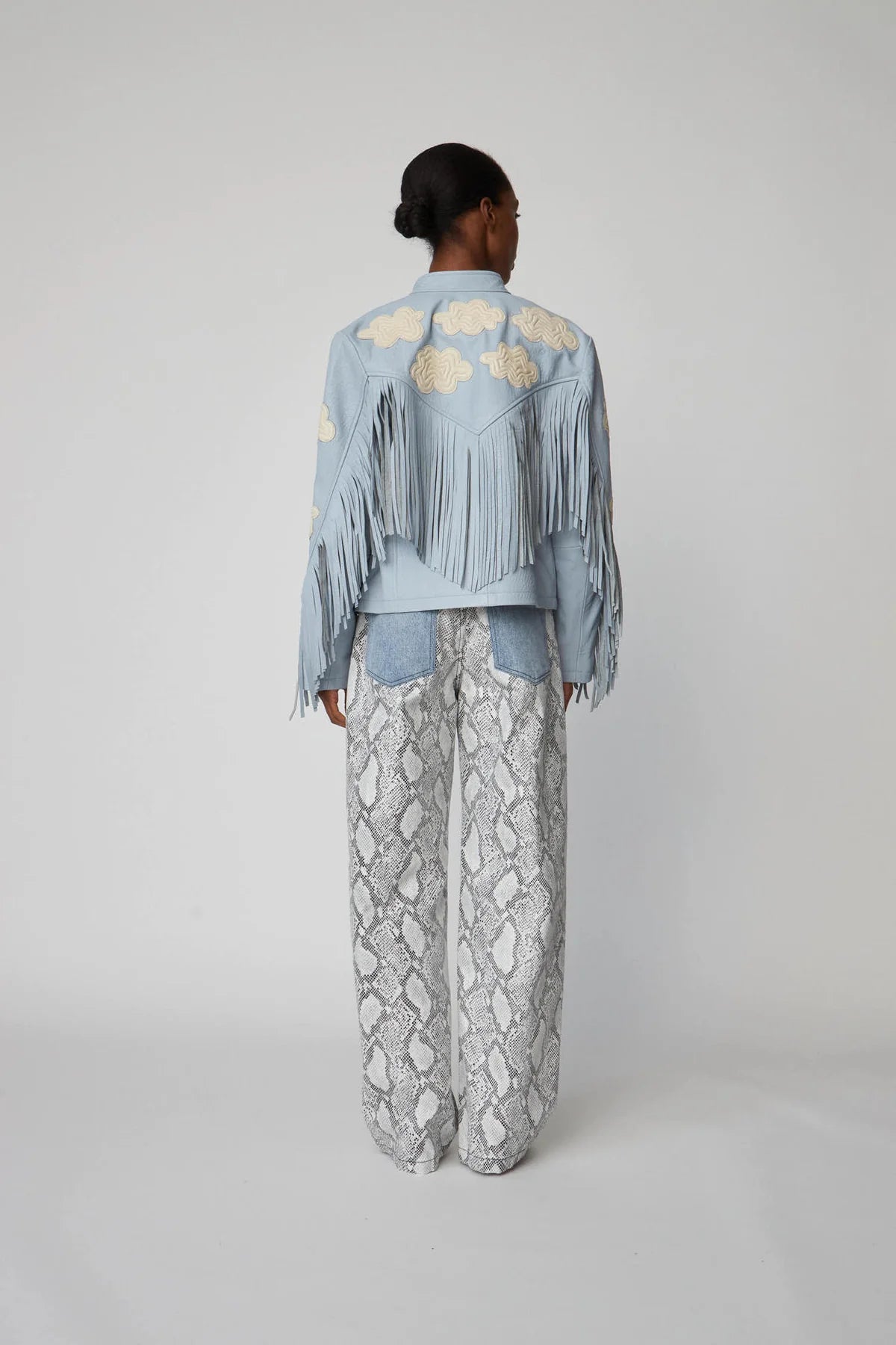 Jacket Cloud Leather Blue