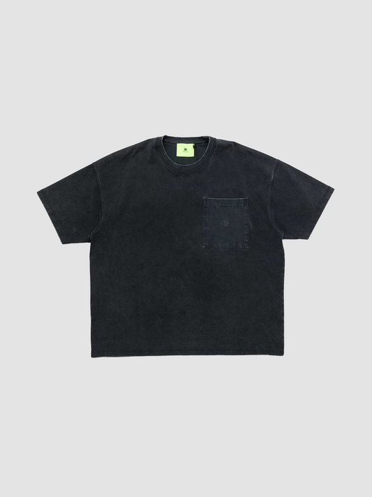 T-shirt Wax Washed Black