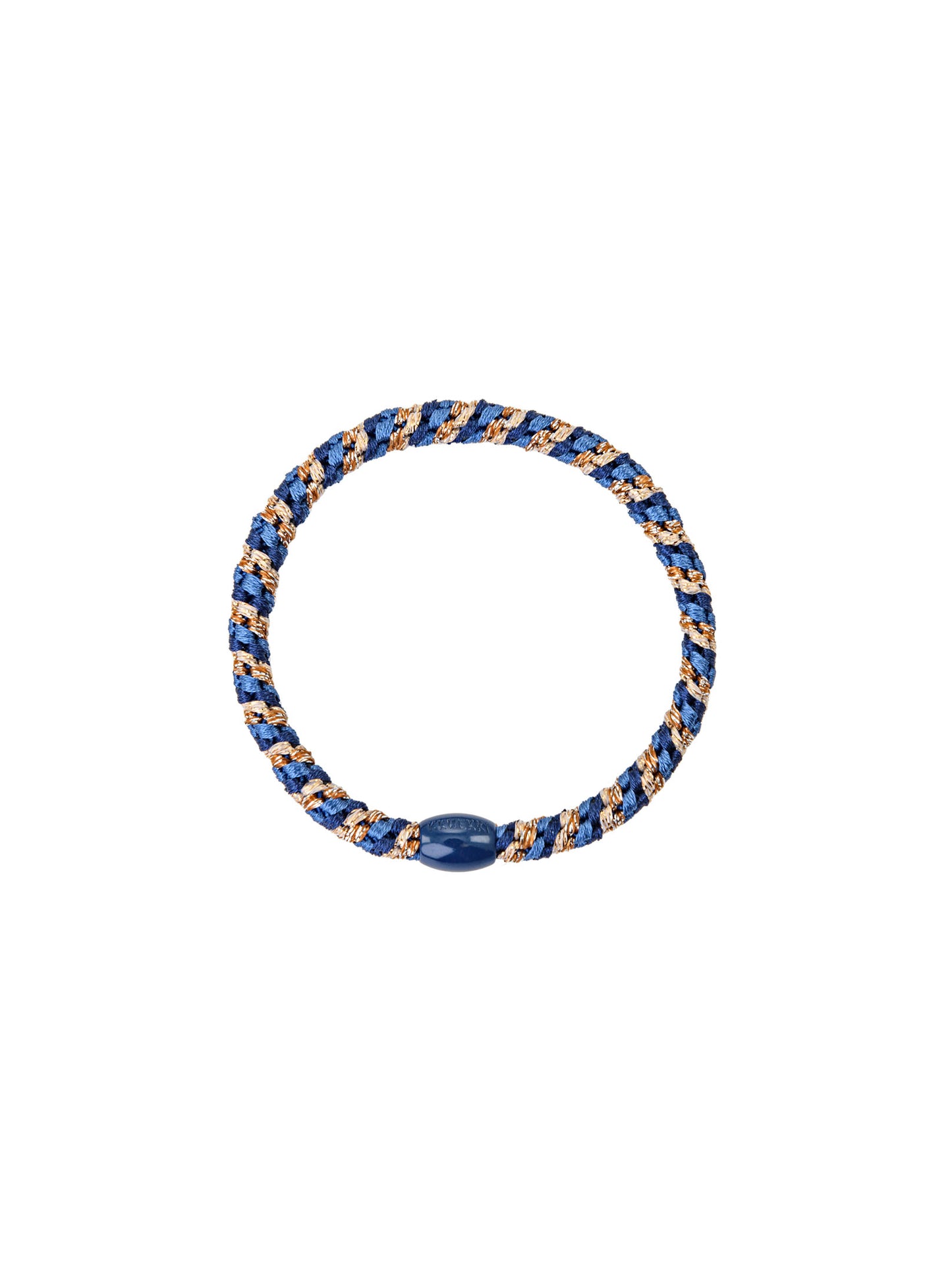 Gumička do vlasů Navy & Gold Glitter