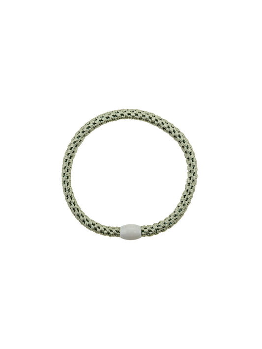 Hair Tie Slim Dusty Lind Green