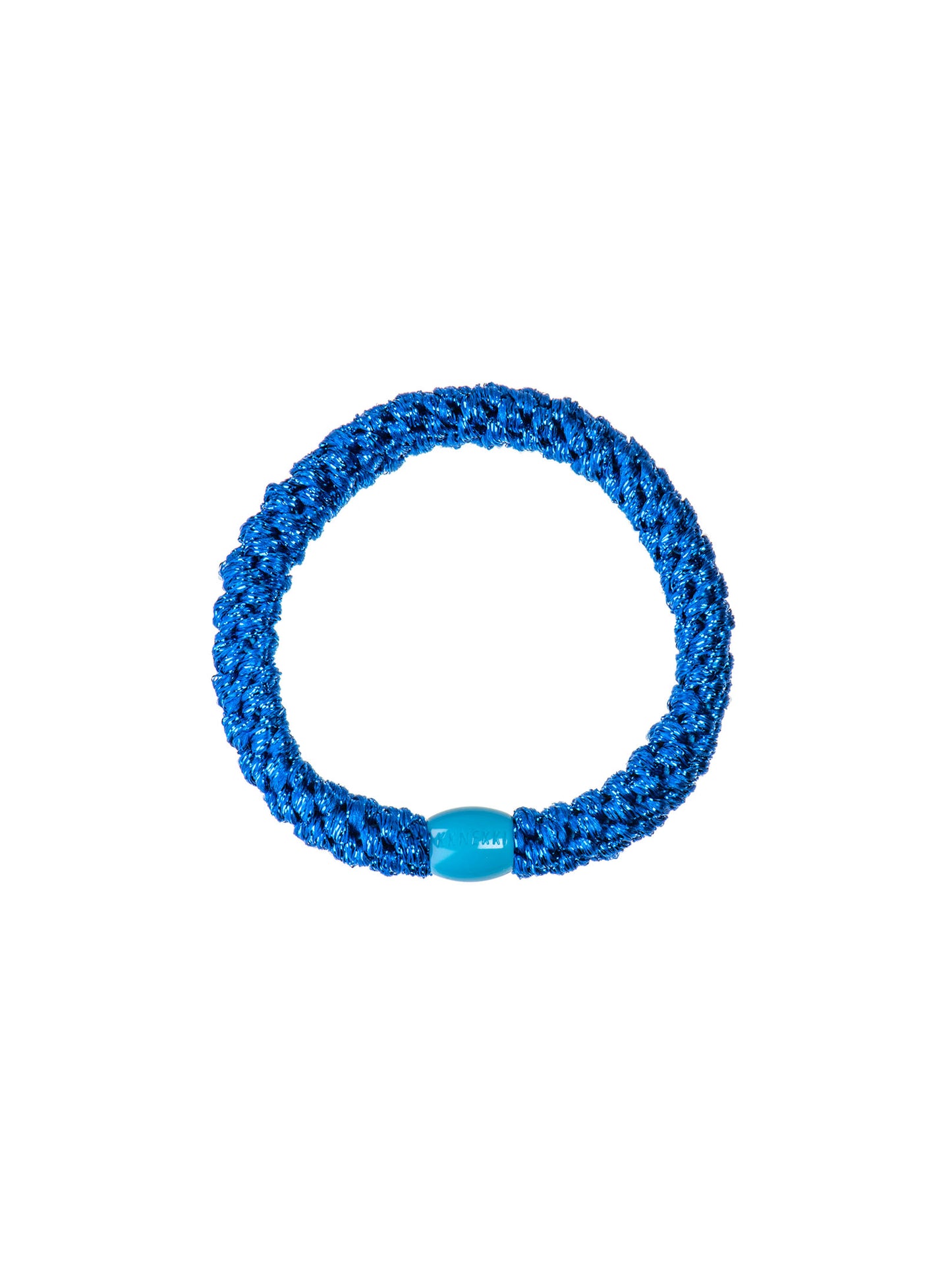 Hair Tie Electric Blue Glitter