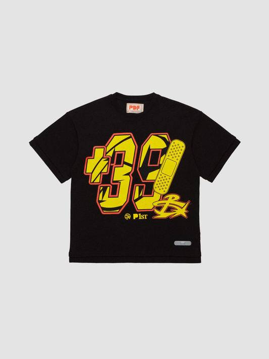 T-shirt 39 Waffle Black