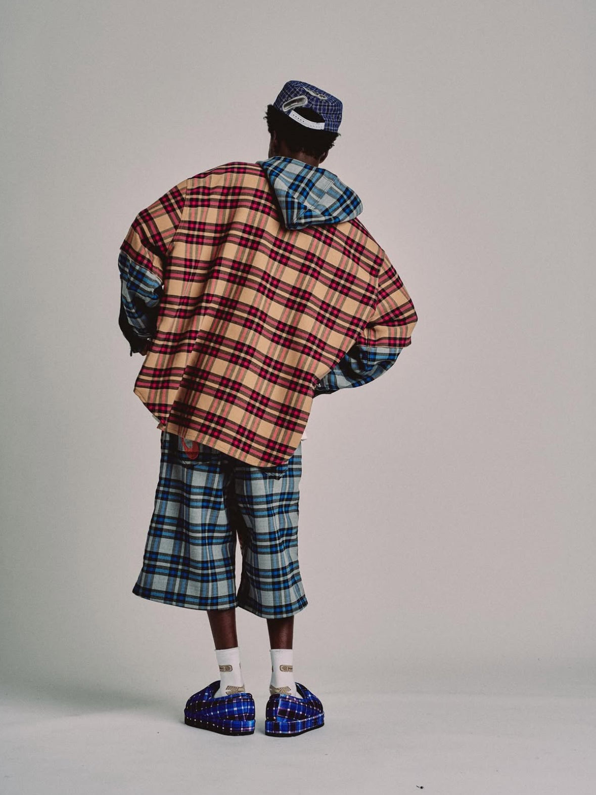 Hoodie Raf Mustard Plaid