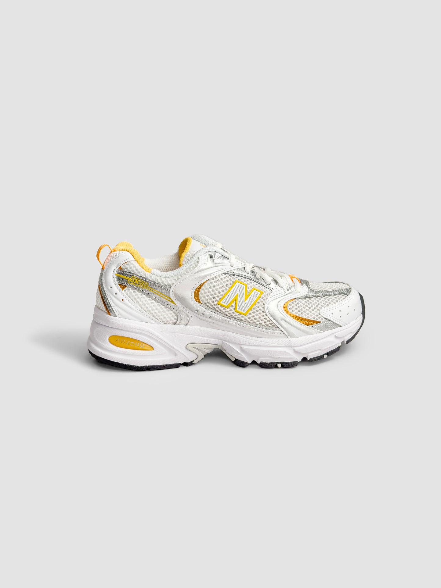 MR530 PUT Sneaker in White & Yellow