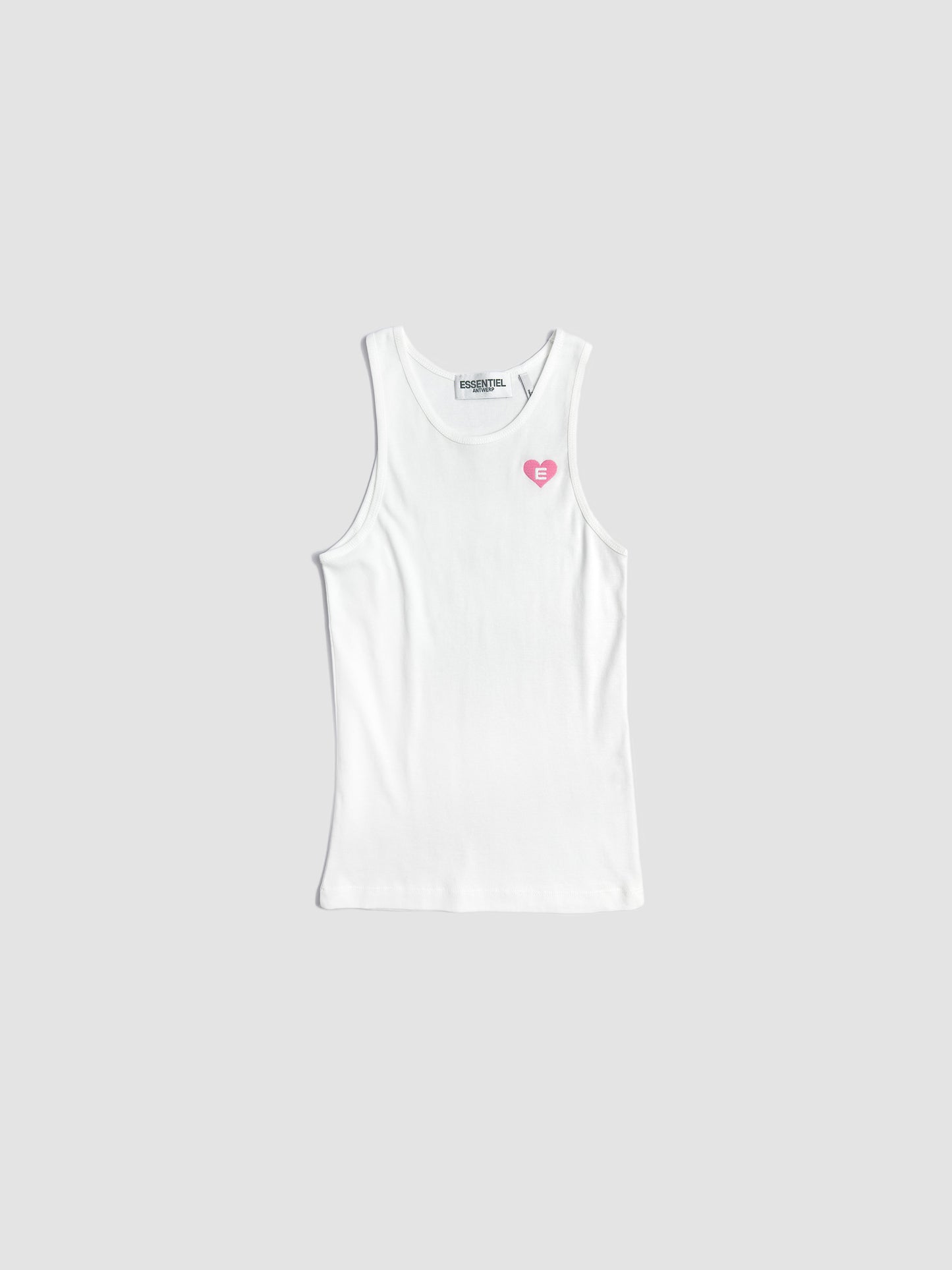 White Organic Cotton Tank Top