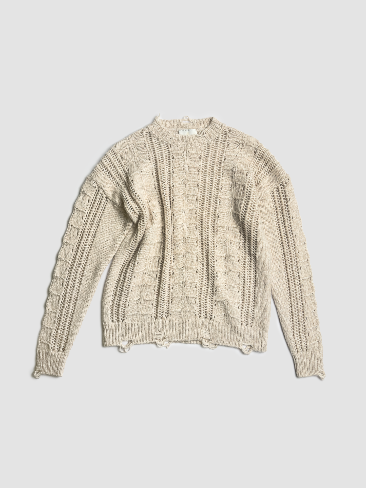 Svetr Flora Crewneck Ivory