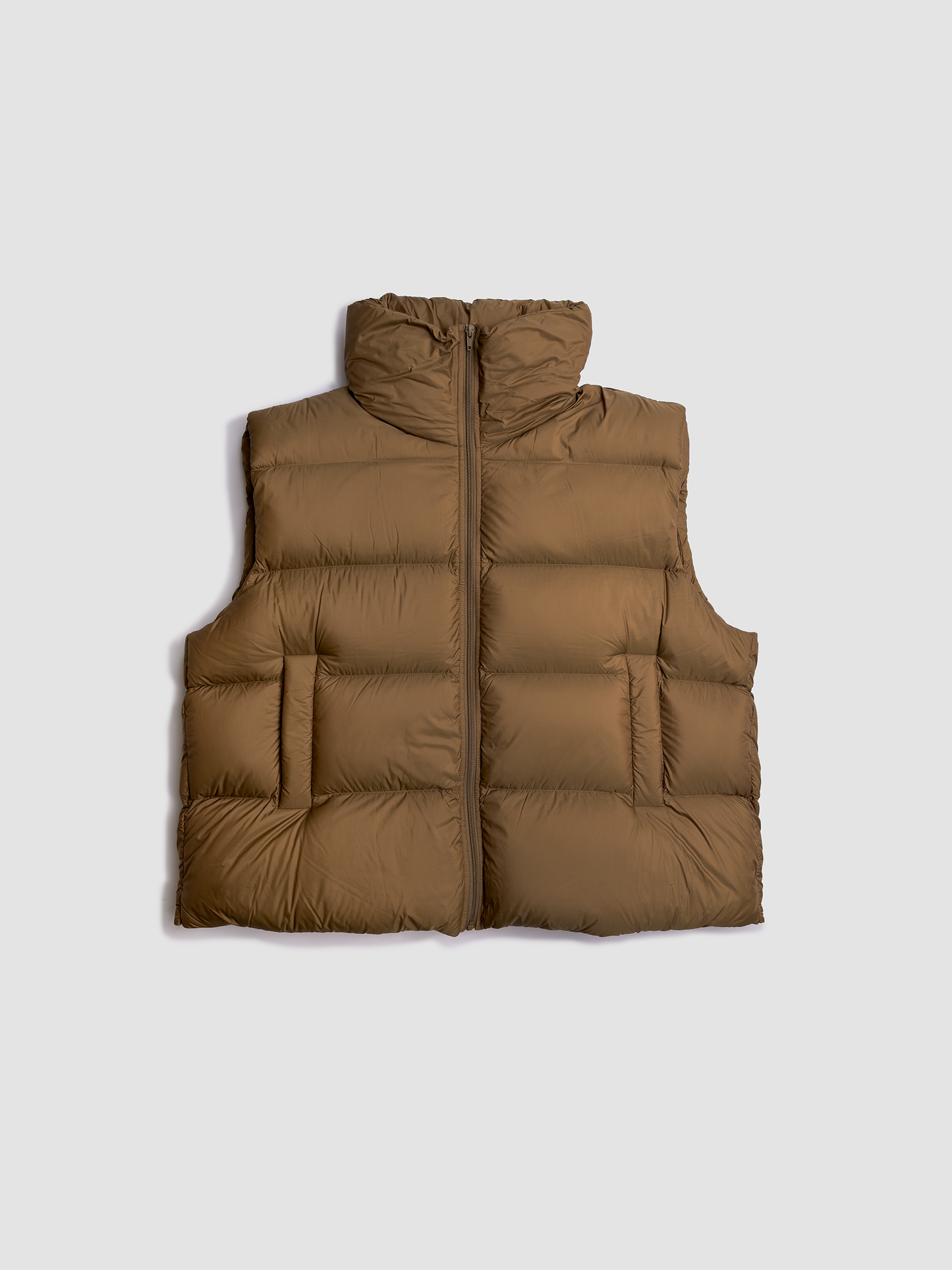 Vest Down Bronze Brown