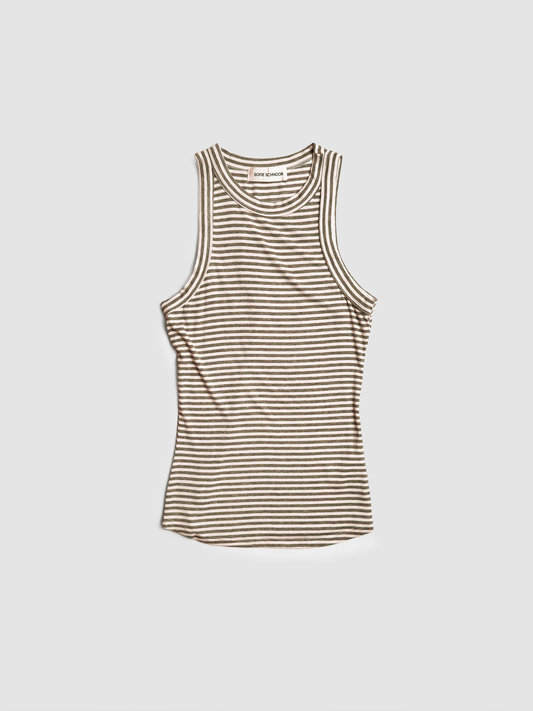 Top Sofie Brown Striped