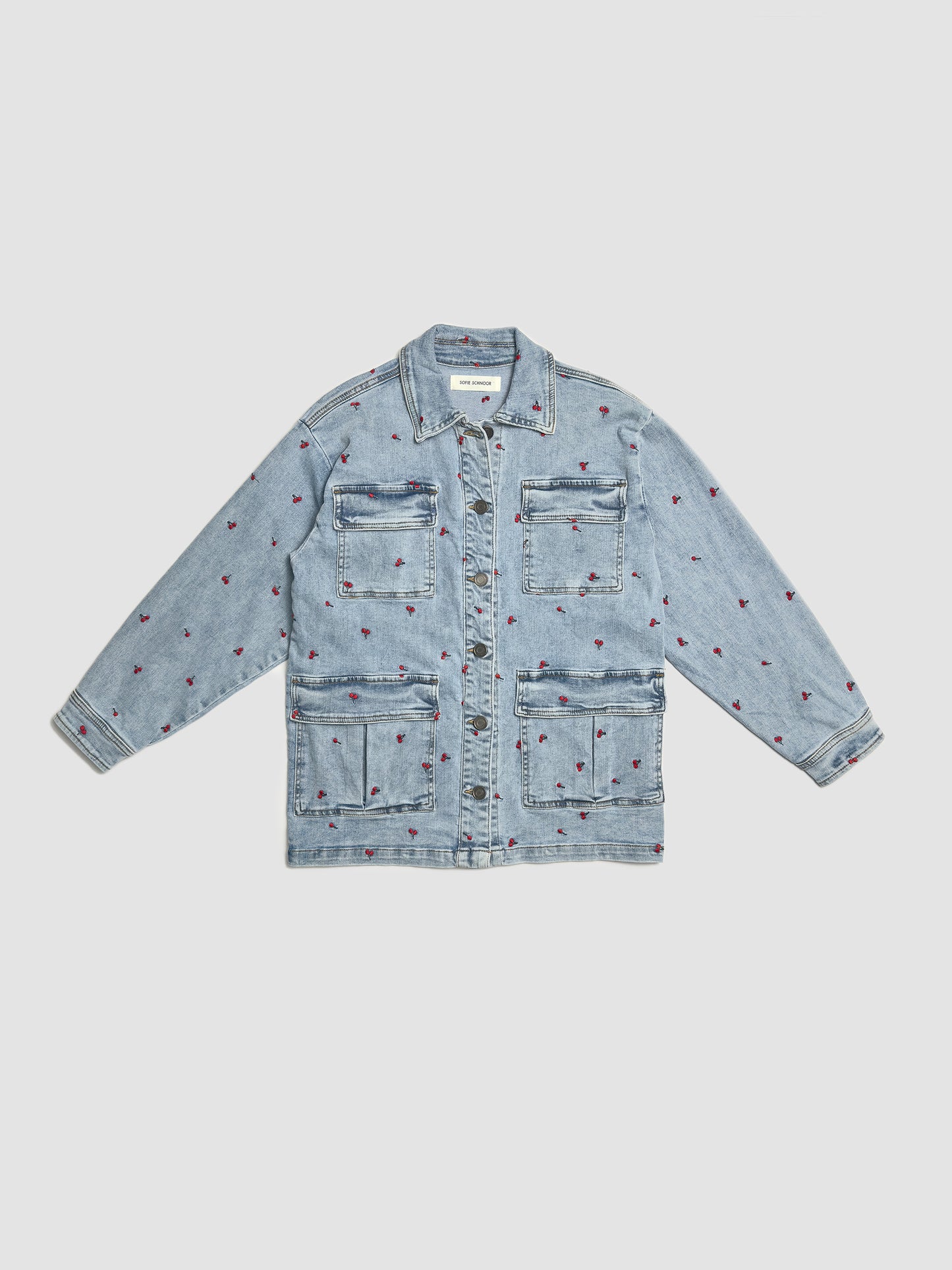 Cherries Denim Jacket