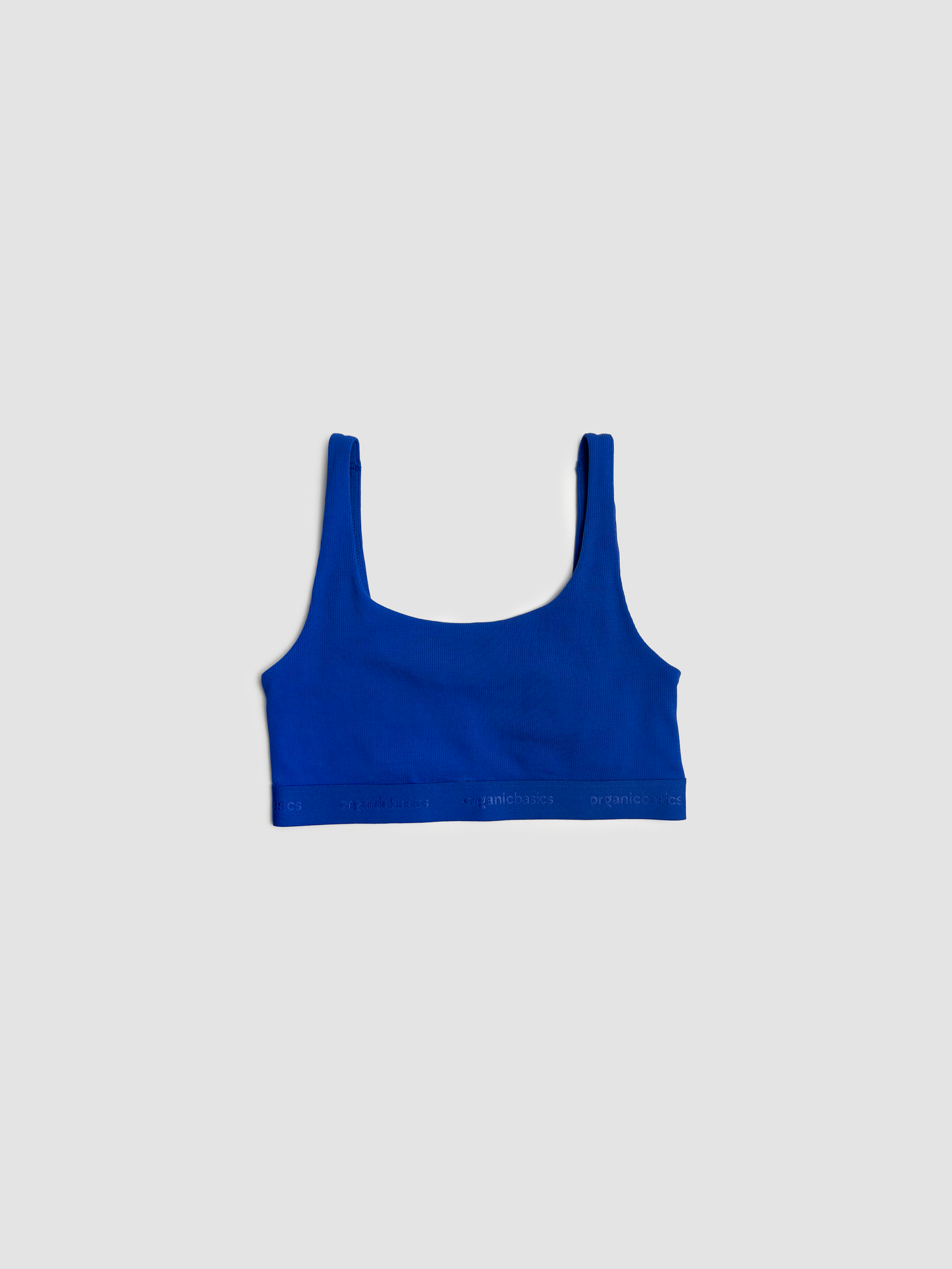 Bralette Rib Tank Blue