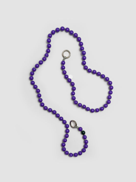 Bead Chain Long Violet