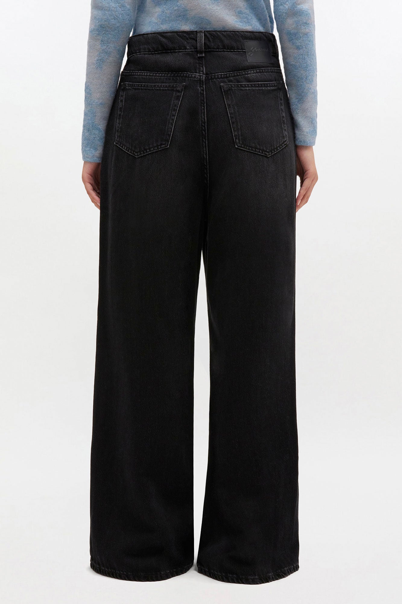 Jeans Soft Baggy Washed Black