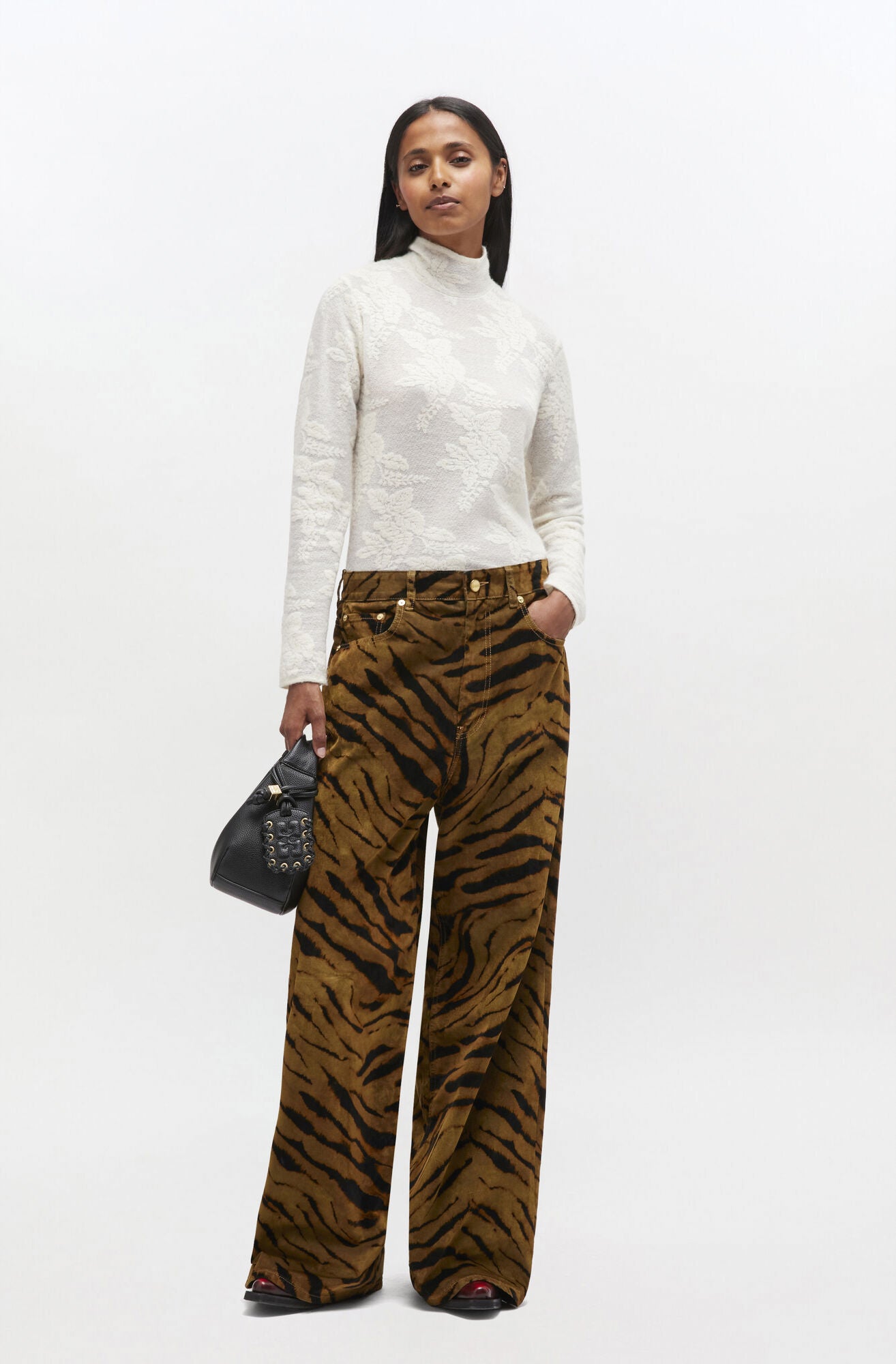 Jeans Baggy Printed Zebra